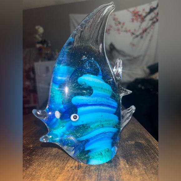 Murano art blown fish sculpture - Picture 4 of 9